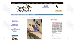 Desktop Screenshot of carolinapromusica.org